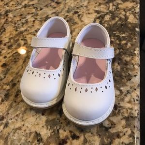 Baby deer white shoes